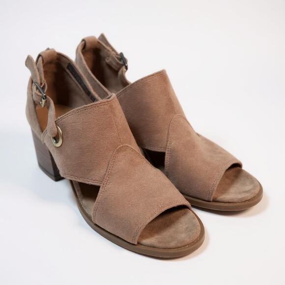 Koolaburra by UGG Kaia Open Toe Suede Leather Pumps Women’s Size 7.5 - Picture 5 of 10